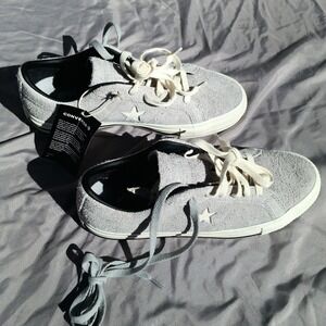 Converse One Star Pro Ox New Soft Suede Gray Sneakers New Mens 6.5 Womens 8‎